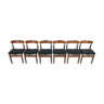 Mid-century teak dining chairs, 1960s, set of 4