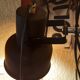 Authentic 70s floor lamp with 2 adjustable black lampshades