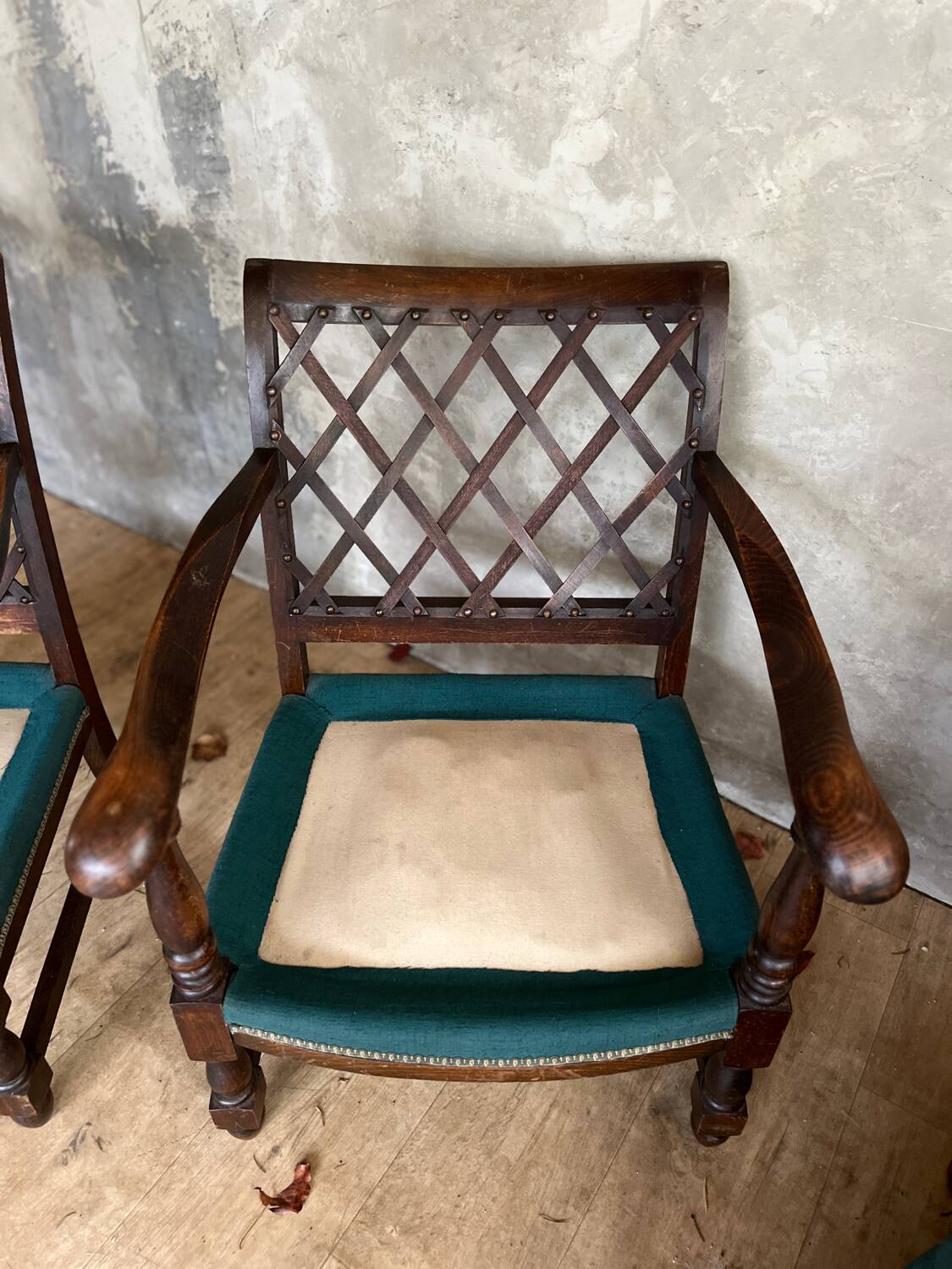 Pair of antique armchairs