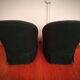 Pair of toadstool armchairs