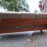 Scandinavian sofa in teak and wool À.S mobler vintage 60s Danish design