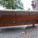Canapé scandinave en teck et laine À.S mobler vintage années 60 design danois