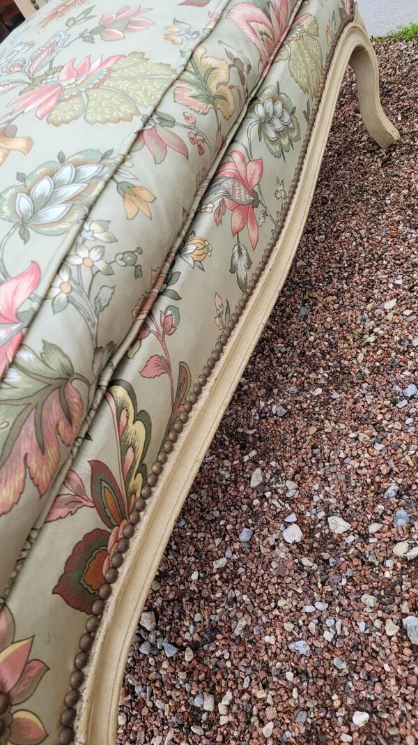 Lit de repos banquette de style Louis xv ancienne