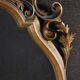 20th century Italian lacquered and gilded Louis XV style mirror