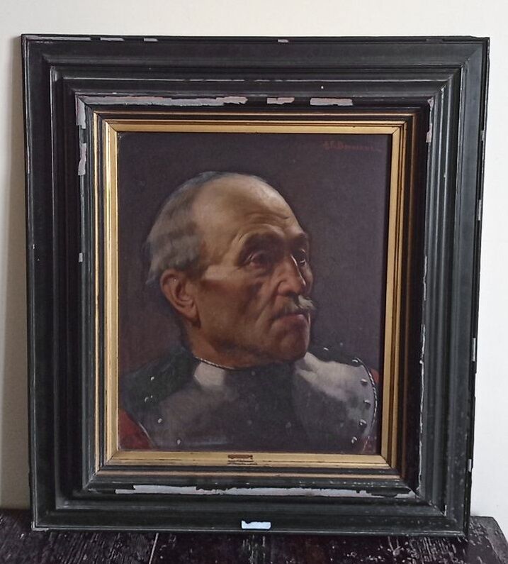 Portrait oil on panel