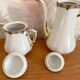 Coffee service in porcelain vignaud limoges - 1950