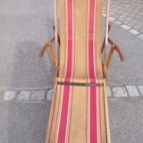 Old deck chair of the 50s