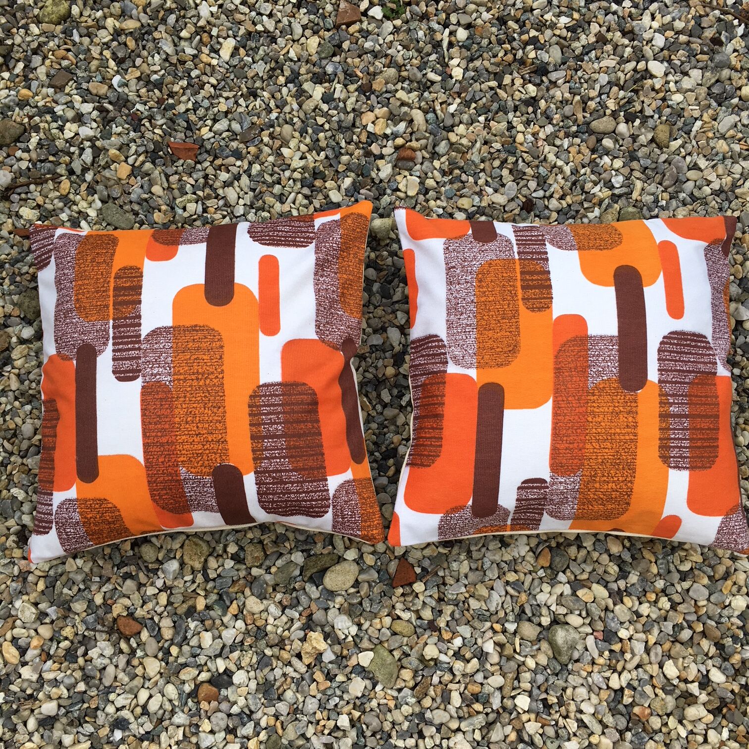 Set of 4 cushion covers English fabric lierty late 60s
