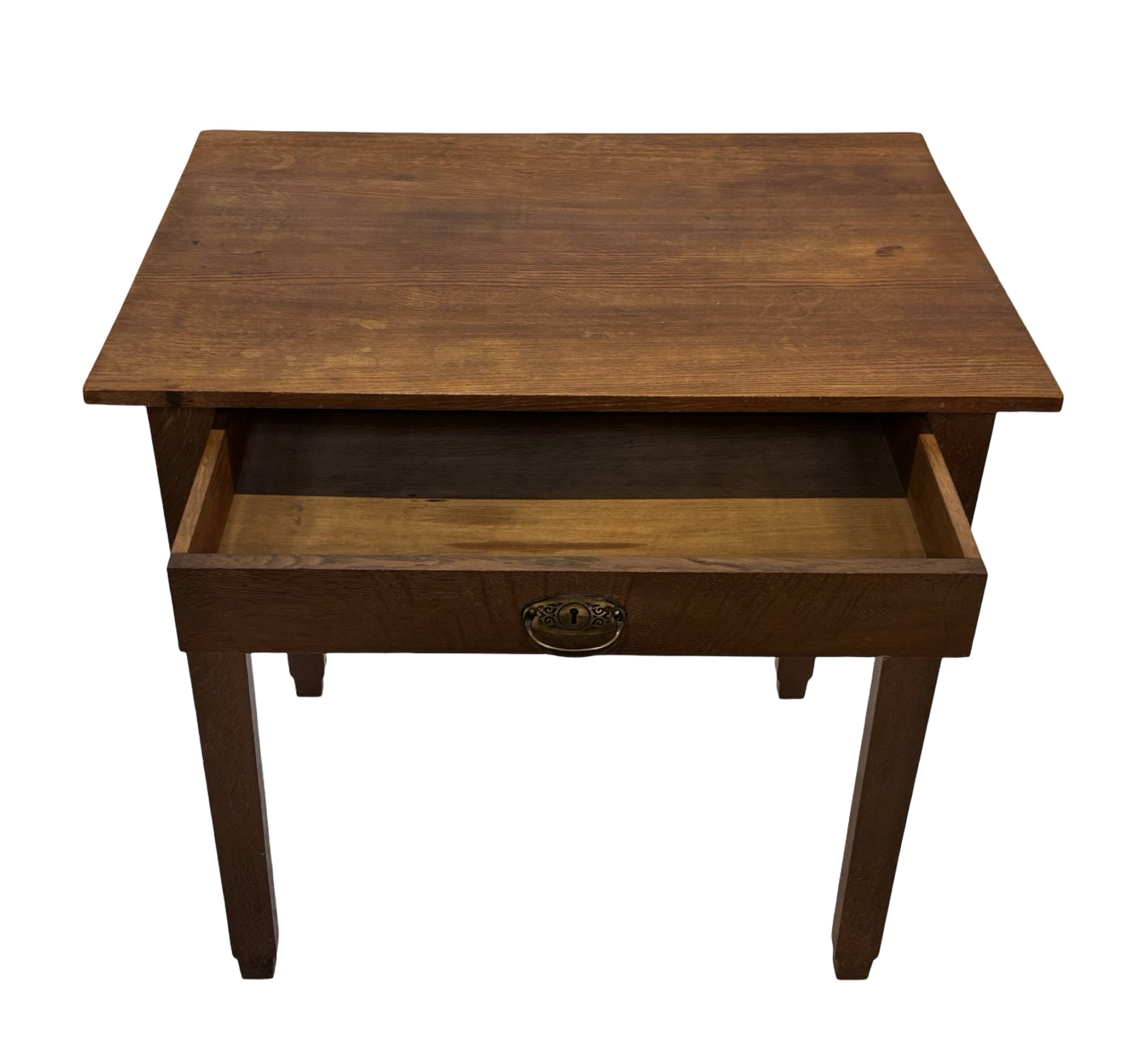 Art Deco Amsterdam School side table hall table