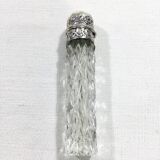 Crystal and silver salt bottle