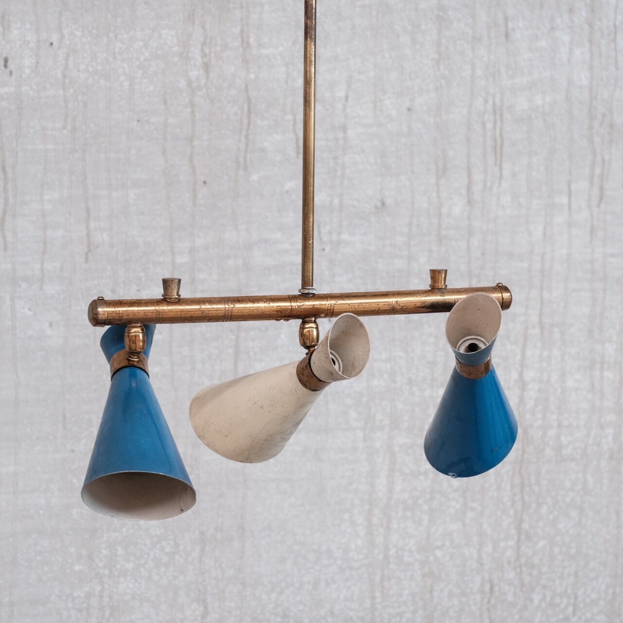 Brass Mid-Century Italian Chandelier Pendant