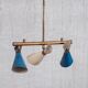 Brass Mid-Century Italian Chandelier Pendant