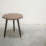 Vintage tripod side table