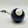 Vintage Blue Ceramic Lamp from Italy, 1970s