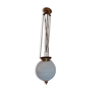 Suspension ancienne en - opaline