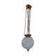 Suspension ancienne en opaline et laiton
