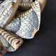 Ancient Balinese mask in carved wood – Protective Naga – Sculpture a
