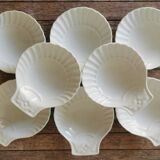 Scallop shells porcelain