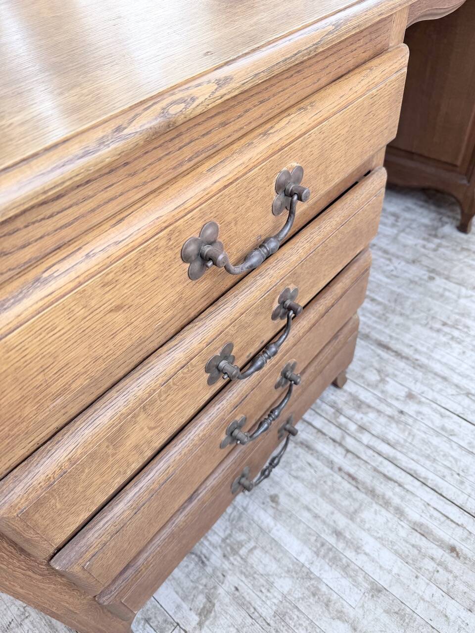 Oak desk or counter 1960