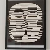 Victor vasarely d'après zeta 1955