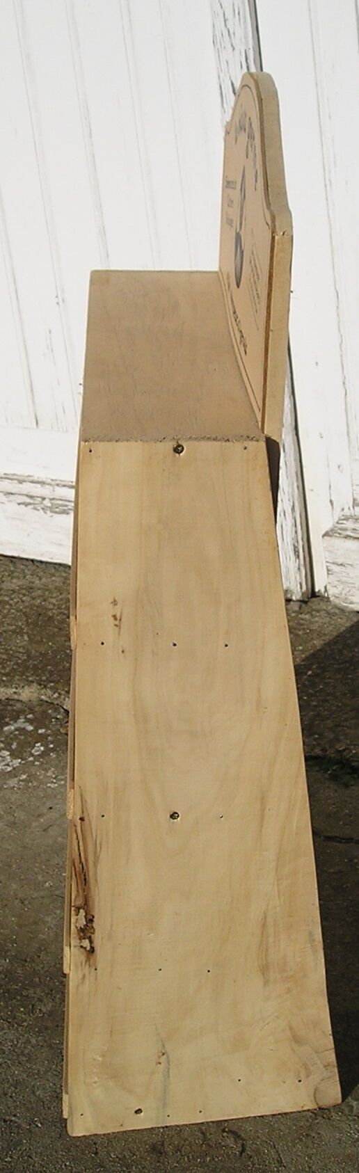 18 compartment wooden store display