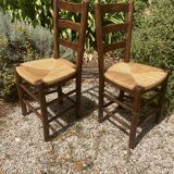 Straw chairs