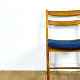 6 Scandinavian oak chairs from the 1960s.