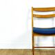 6 chaises scandinave en chêne 1960