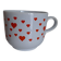 Large mug Staffordshire England hearts red and white, scent