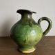 Provence 1950 jar in green glazed earthenware