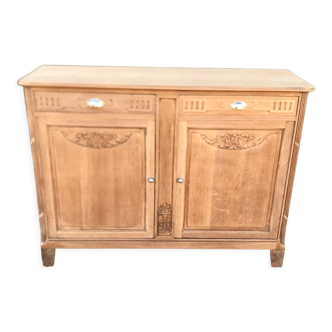 Parisian oak buffet 2 doors