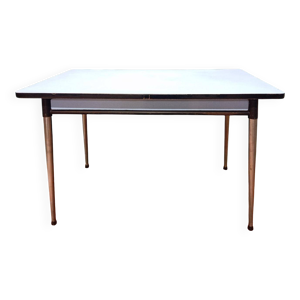 Table formica bleue