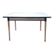 blue formica table