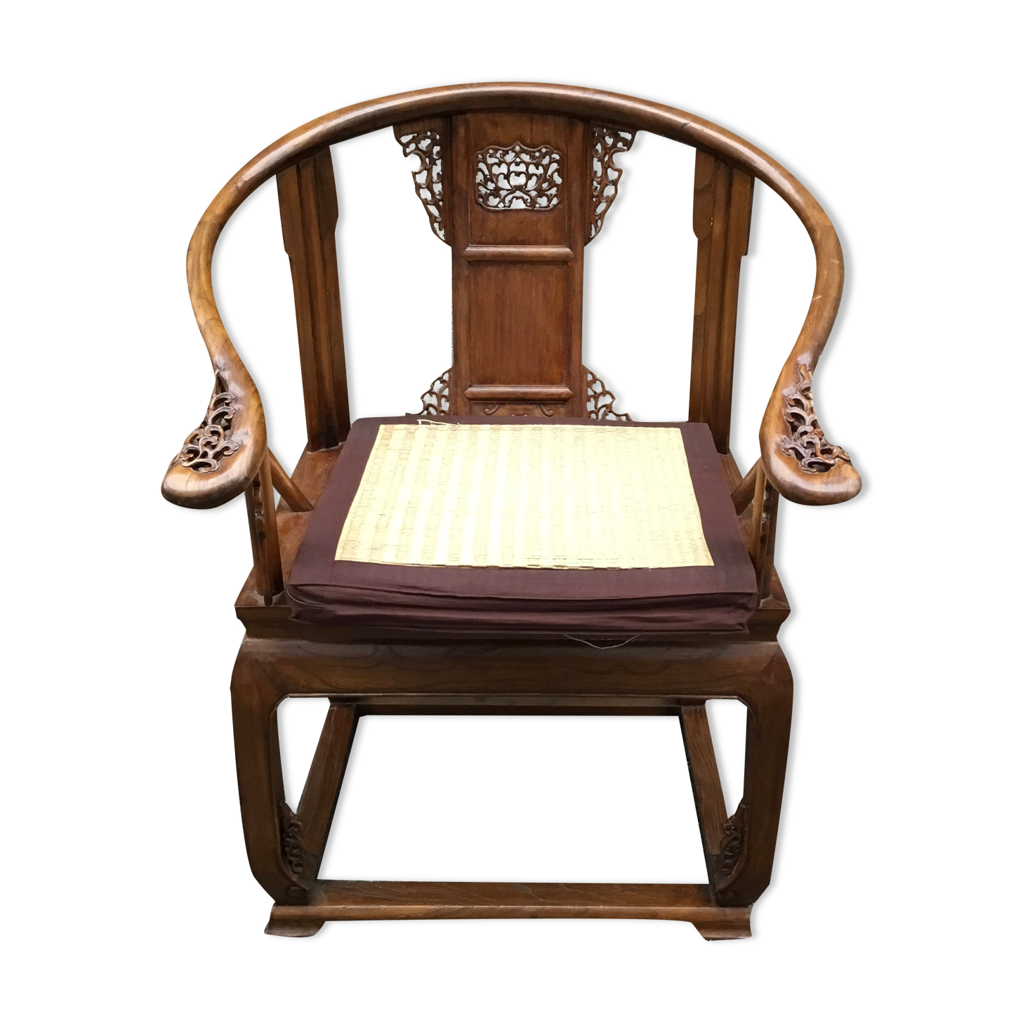 Chinese horseshoe armchair