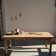 Solid wood farmhouse table