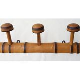 Wooden mantle door 3 patères