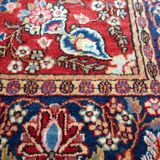 Handmade antique Persian Kashan rug 136cm x 201cm, 1910s