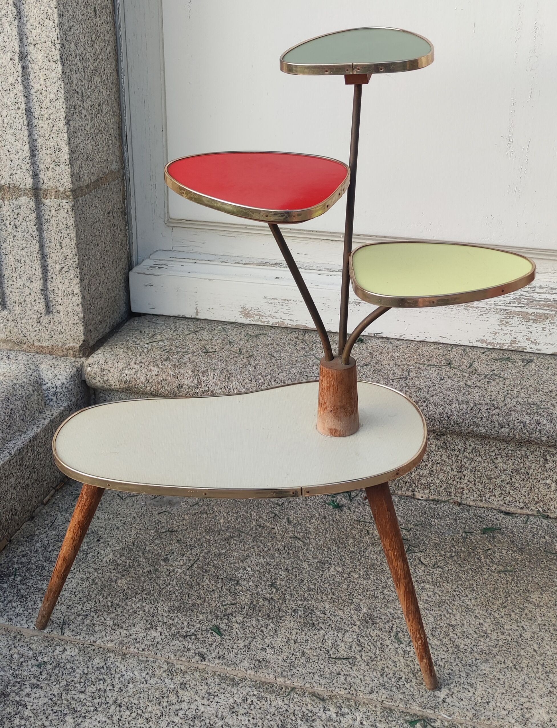 1950s tripod plant holder