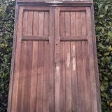 Double entrance door 227x142.2cm oak multi-point lock and its frame