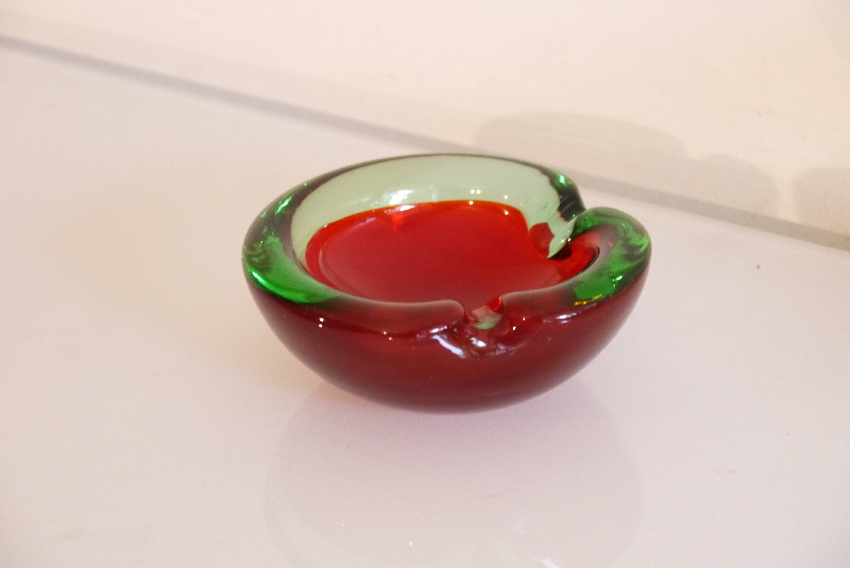 Vide poche en verre de Murano 1970