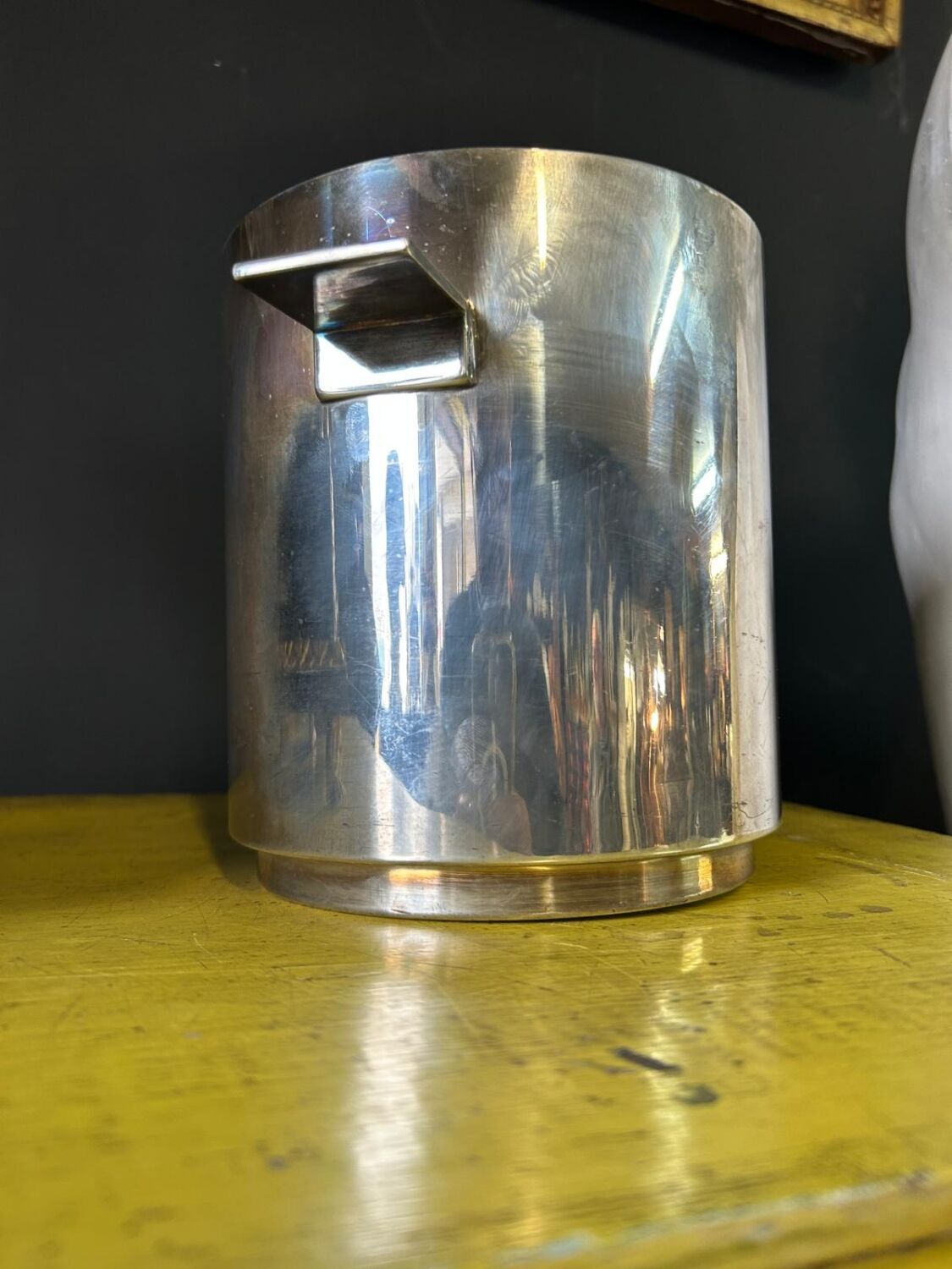 Christofle silver-plated champagne bucket, Windsor model by Lino