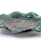 Multicolored earthenware dish