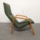 Paire de fauteuils en bois courbé des années 50/60