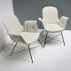Pair of armchairs by Augusto Bozzi for Saporiti