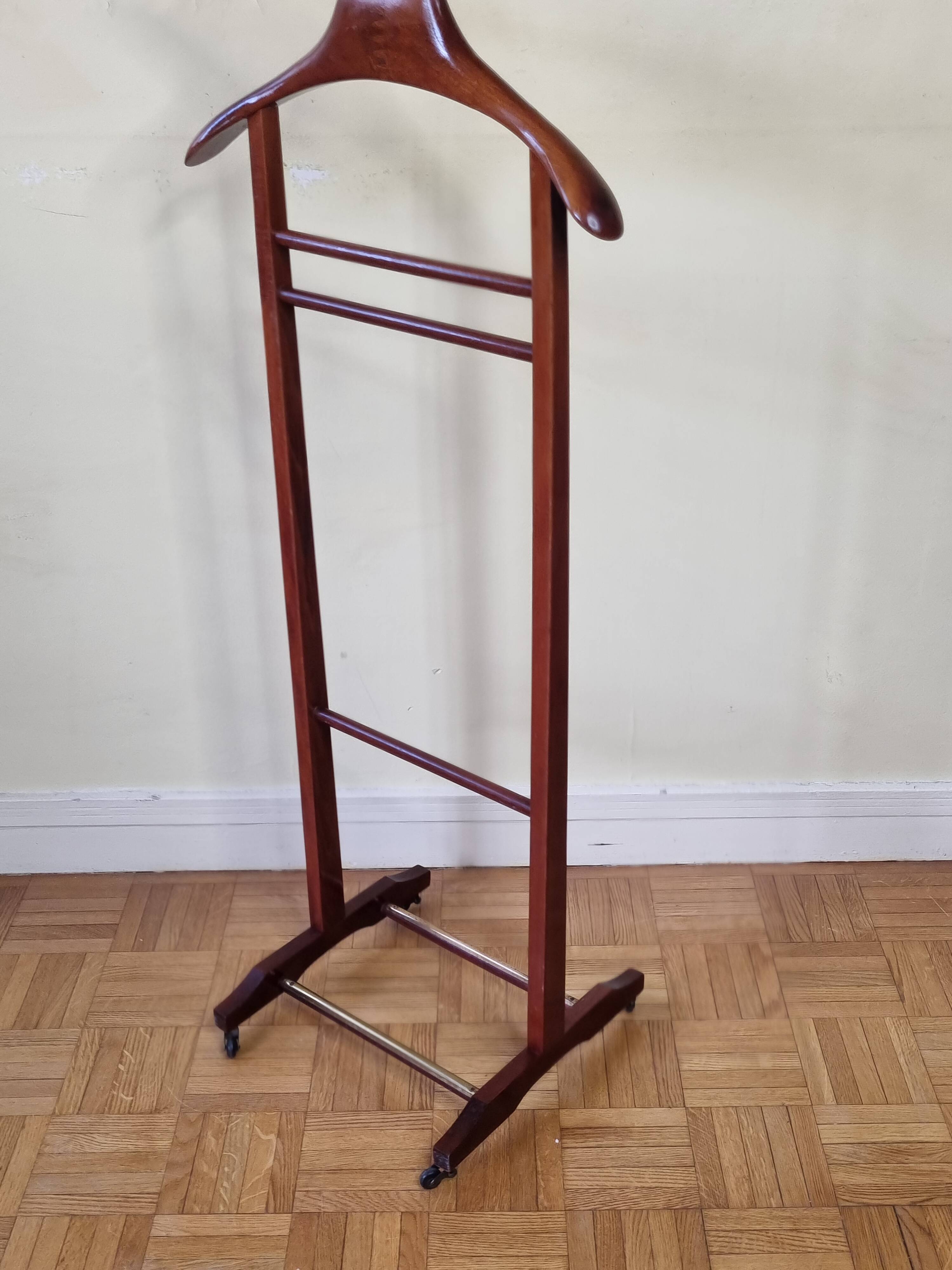 Fratelli Reguitti wooden valet, 1950s, 104 cm