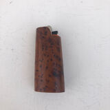 Thuya wood lighter holder