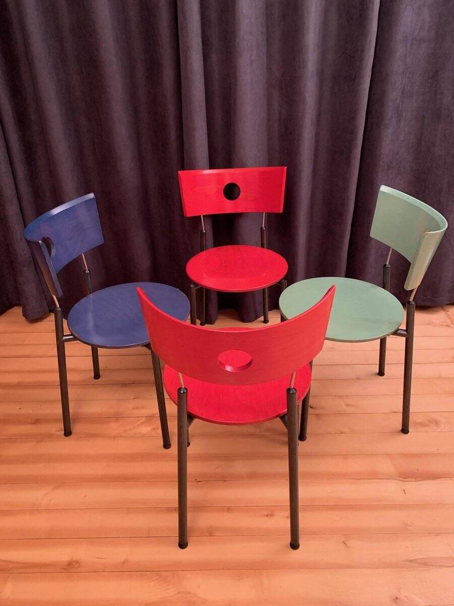 Vintage dining chairs from Kusch+Co, 1970s, set of 4