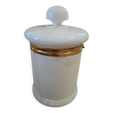 Large Alabaster Pot With Gilding Bathroom Cotton Pot Or Other