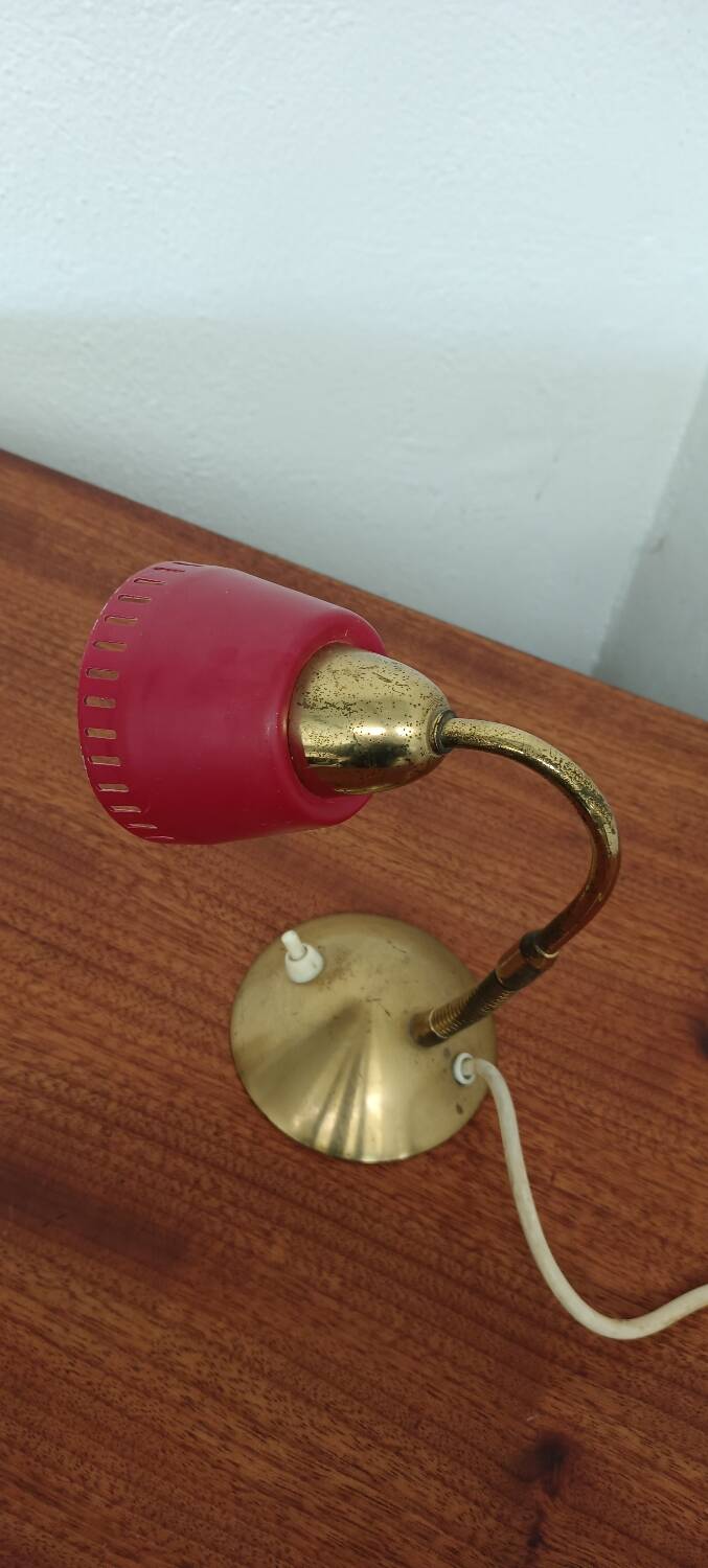 1950s brass lamp