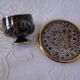 Vallauris marius giurge ceramic coffee cup and saucer